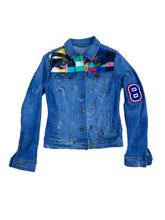 Load image into Gallery viewer, “Bobby Jacket” Custom made hand painted upcycled vintage jean jacket
