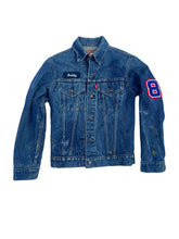 Load image into Gallery viewer, “Bobby Jacket” Custom made hand painted upcycled vintage jean jacket
