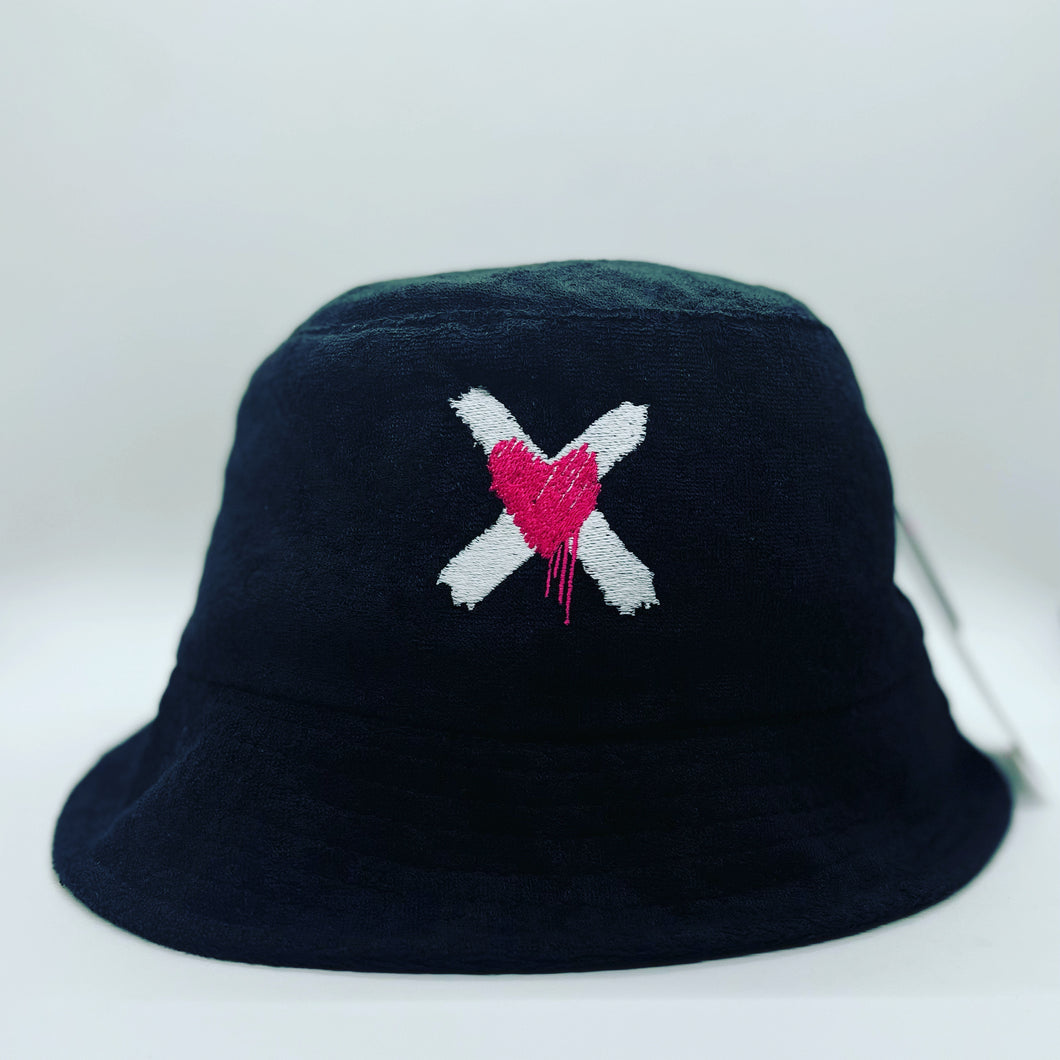 ***LIMITED EDITION*** Love Over Hate™ French Terry Bucket Hat BLACK