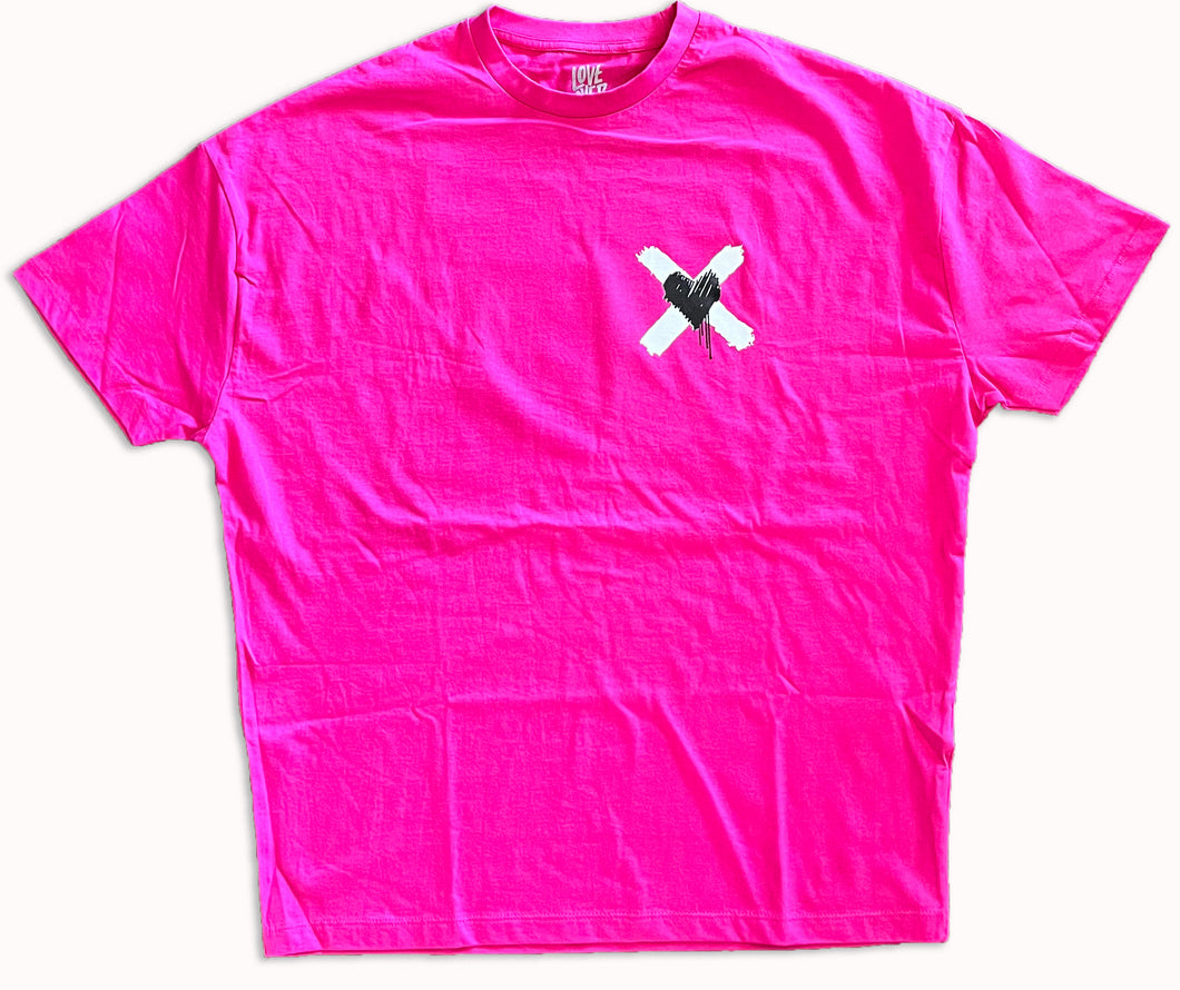 ***LIMITED EDITION*** Oversized PINK Love Over Hate™ Shirt